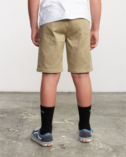 SHORT ENFANT RVCA WEEKDAY STRETCH KHAKI