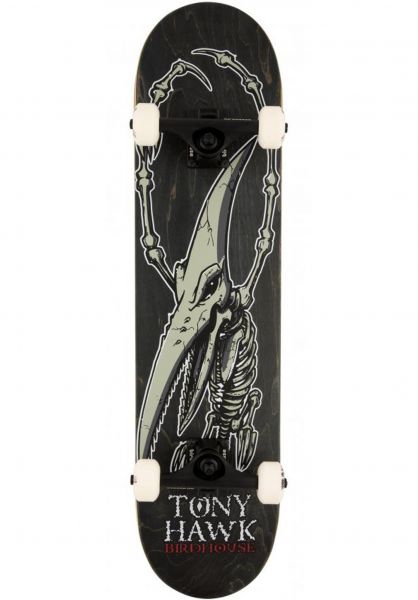 Skateboard complet Birdhouse Stage 3 Hawk Pterodactyl Black 7.5 IN