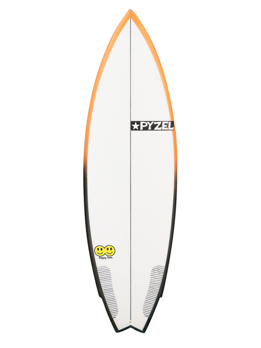 Planche de surf Pyzel Happy Twin 6'0" PU FCS II 3 Fins - 33,7L