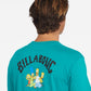 Tee-shirt Billabong Simpsons Family Arch Teal