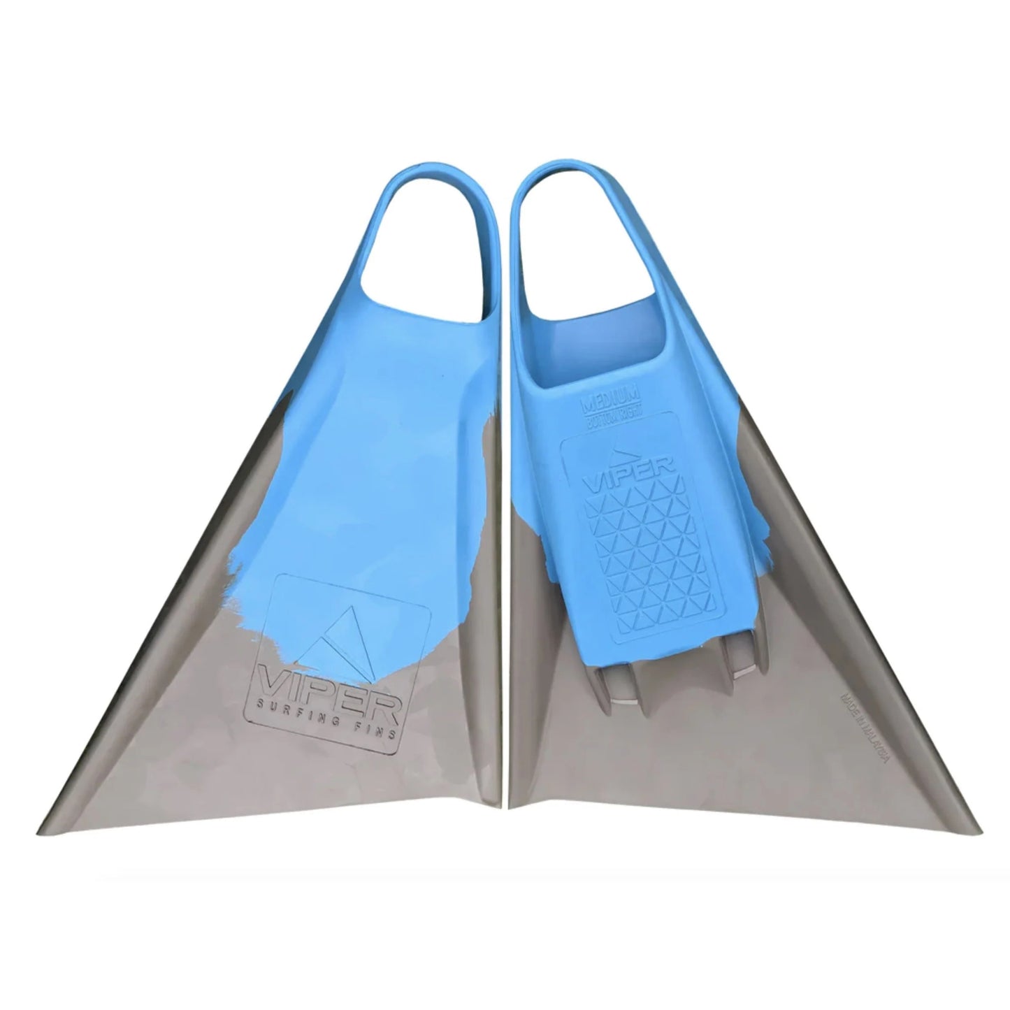 Palme MS DELTA VIPER ICONS FINS SKY BLUE / CHARCOAL MEDIUM