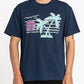 Tee-shirt RVCA QUARANTINE DREAMS NAVY MARINE