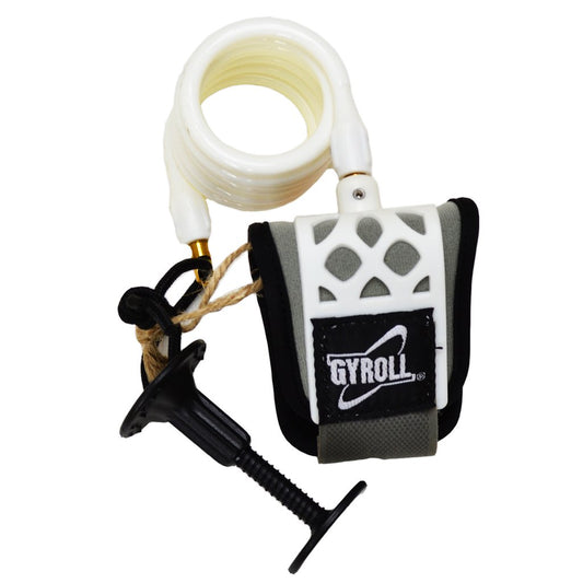 LEASH BODYBOARD MIKE STEWART SCIENCE GYROLL WRIST WHITE