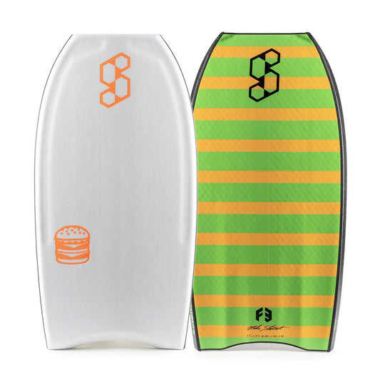 Bodyboard SCIENCE MACK CRILLEY QV F3 WHITE/FLUO GREEN 41,5"