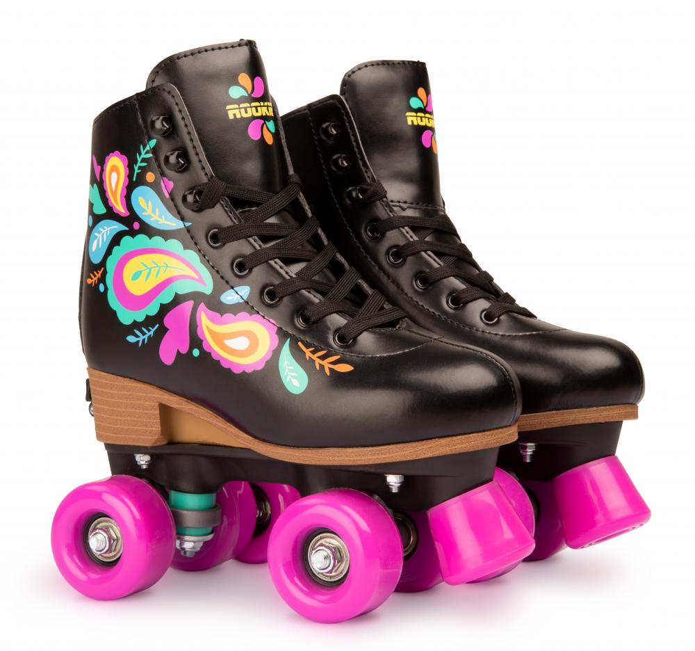 Rollerskates Rookie Adjustable Carnival Black