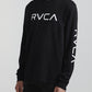 TEE-SHIRT MANCHES LONGUES BIG RVCA BLACK