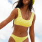 Haut de bikini ROXY Beautiful Sun Bralette Limonade Large Castle