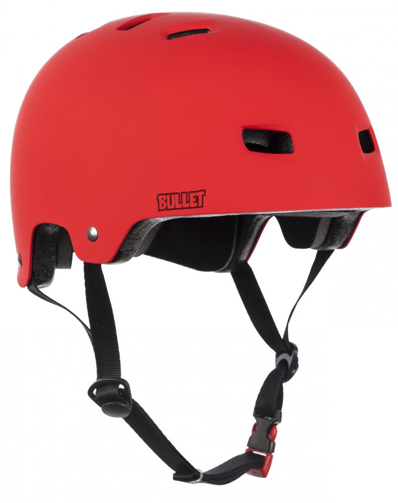 CASQUE DE SKATE BULLET HELMET MATT RED ADULT L/XL 58-61cm