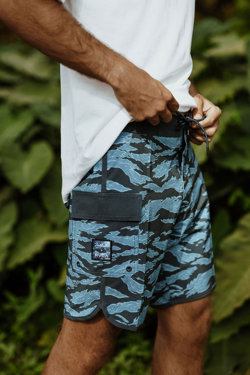 Boardshort RVCA Zak Noyle Eastern Trunk Blue Camo