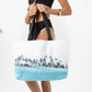 Sac Tote ALOHA Temae Holo Bleu/blanc