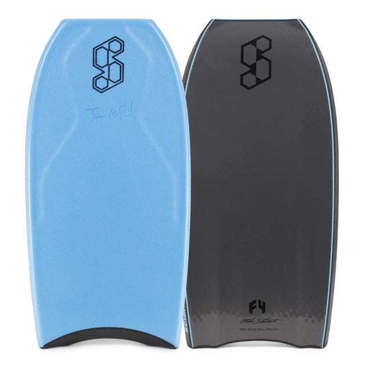 Bodyboard SCIENCE TANNER LTD TRIQUAD VENT F4 AQUA/SILVER 41,5