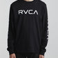 TEE-SHIRT MANCHES LONGUES BIG RVCA BLACK