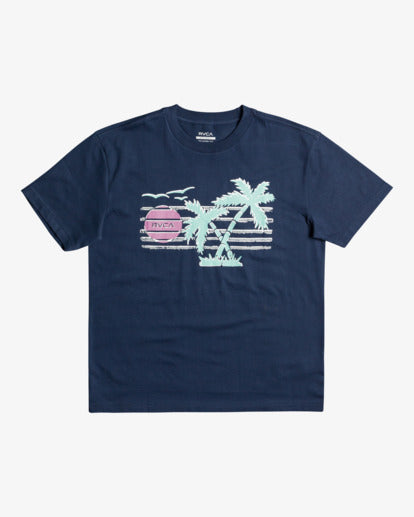 Tee-shirt RVCA QUARANTINE DREAMS NAVY MARINE