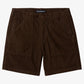 Walkshort Velour TAXER CORD Marron