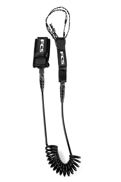 Leash Surf FCS 11'-14' SUP Reg Essential Leash Black