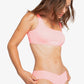 S.S SCOOP FRONT TN ACID PINK - Haut de bikini