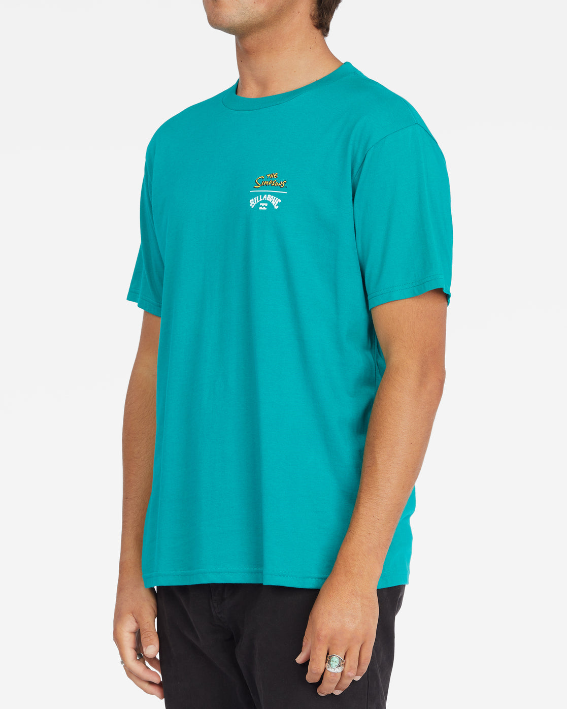 Tee-shirt Billabong Simpsons Family Arch Teal