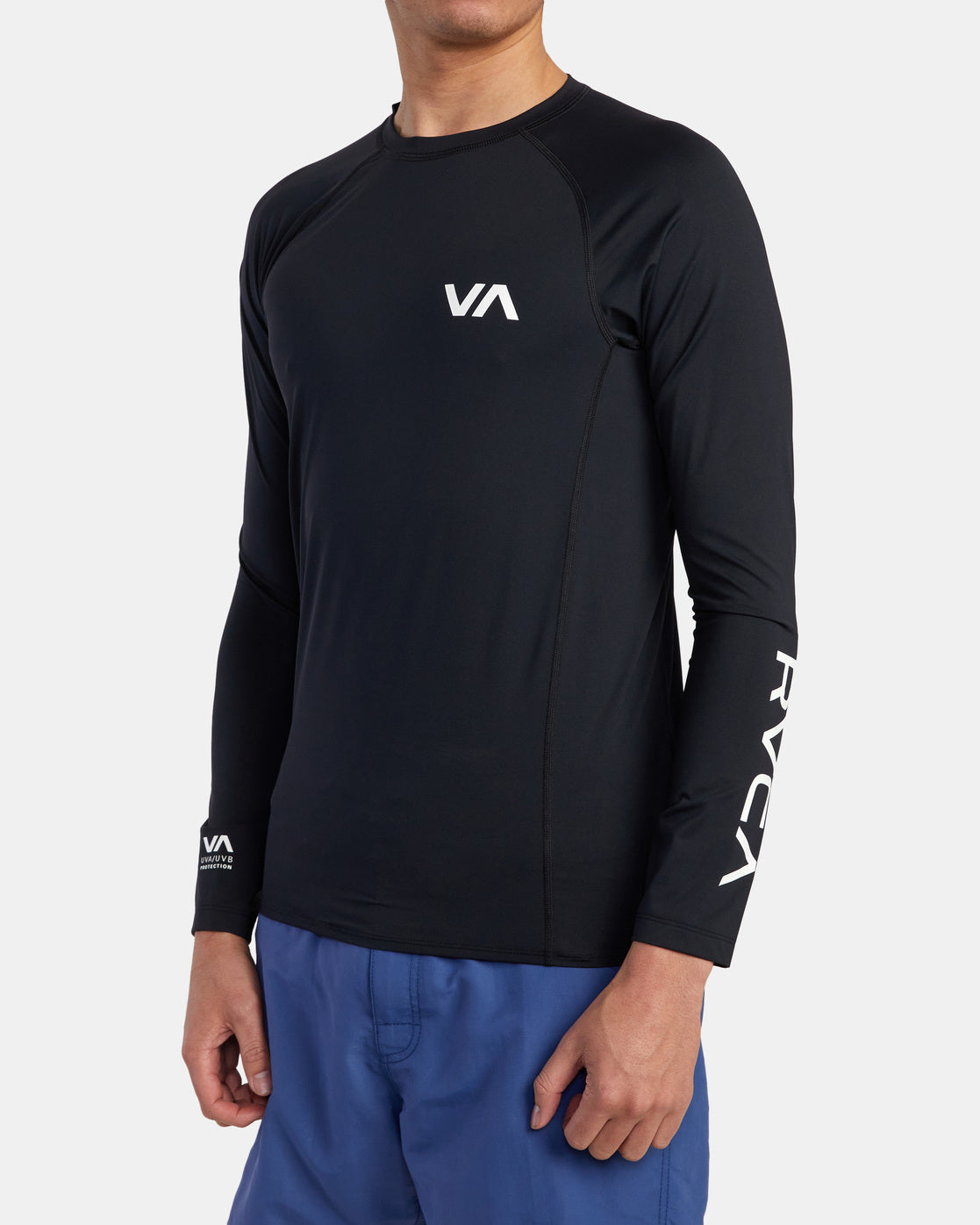 Lycra RVCA manches longues RASHGUARD Black