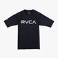 LYCRA RVCA manches courtes RASHGUA Black