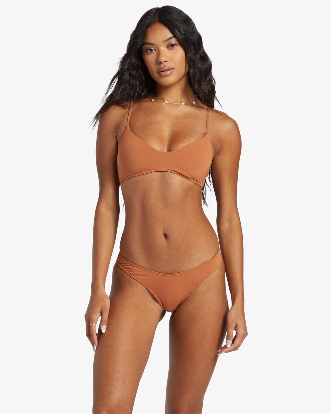 Haut de maillot SOL SEARCHER BRALETTE Ocre