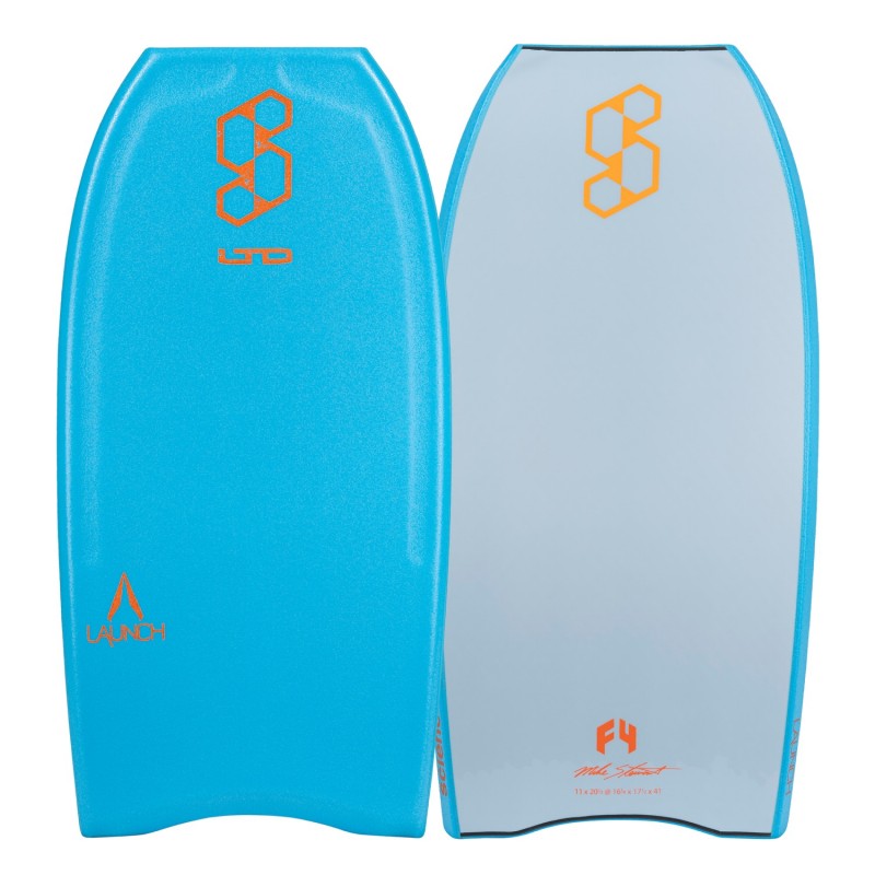 Bodyboard SCIENCE LAUNCH LTD QV F4 -AQUA / METALIC  SKY 42"