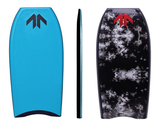 BODYBOARD FOUND BOARDS JAKE STONE PP BLUE CURACAO/B&W TIE-DYE 42"