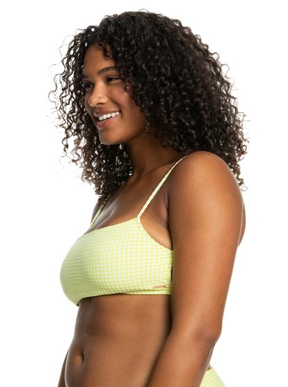 Haut de bikini ROXY Beautiful Sun Bralette Ban Limonade Small Castle