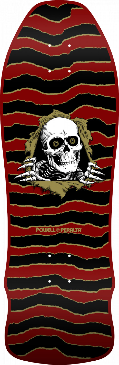 PLATEAU de SKATE POWELL PERALTA REISSUE GEEGAH RIPPER MAROON 9.75 X 30