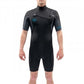 COMBINAISON SURF DAKINE Mens Quantum Chest Zip Flatlock Shorty SS 2/2mm