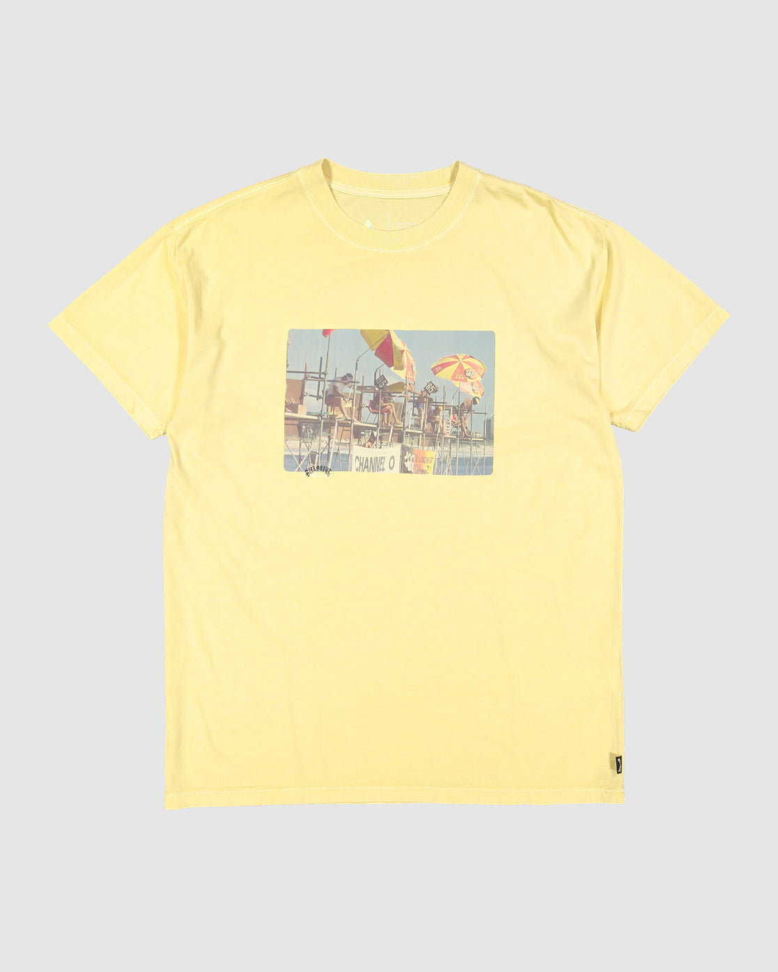 Tee-shirt Billabong Judges Crawford Vintage Yellow