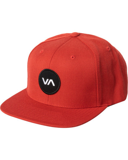 CASQUETTE RVCA PATCH SNAPBACK ROUGE