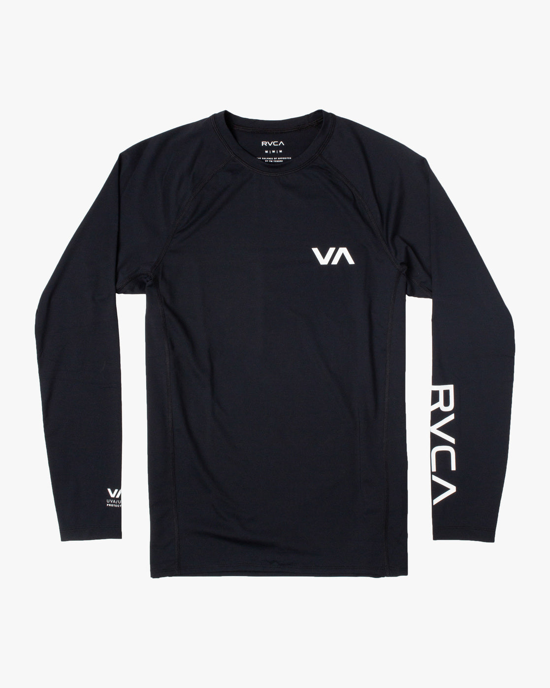 Lycra RVCA manches longues RASHGUARD Black