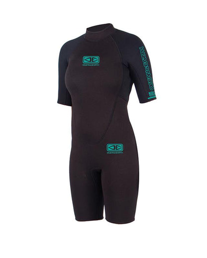 COMBINAISON DE SURF FEMME O&E  SPRING SUIT 2/2 FLATLOCK